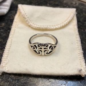 James Avery ring with cross